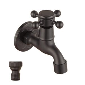 Premium Matte Black Hose Bibb